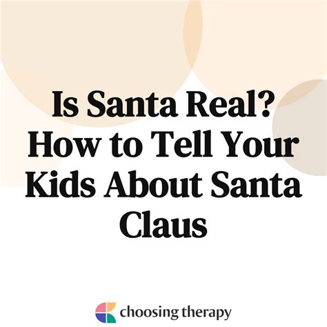 Is Santa Real How To Tell Your Kids About Santa Claus
