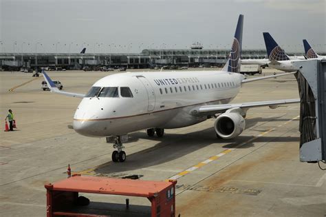 United Airlines Hosts Open House Event For New Embraer 175 Aircraft