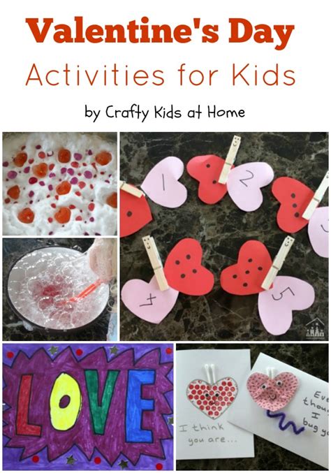 Valentines Day Activities For Kids Crafty Kids At Home