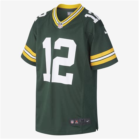 Nfl Green Bay Packers Game Jersey Aaron Rodgers Older Kids American