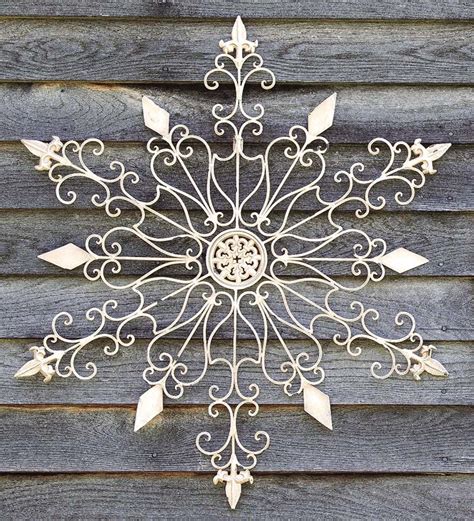 Distressed Metal Snowflake Wall Hanging New For Fall Wall Hanging