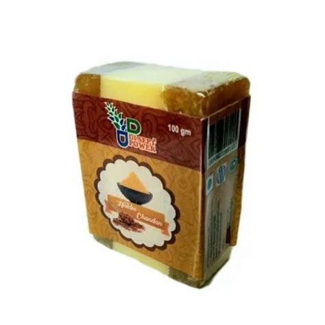 Di Sept Power Handmade Haldi Chandan Soap Packaging Size Gm Box