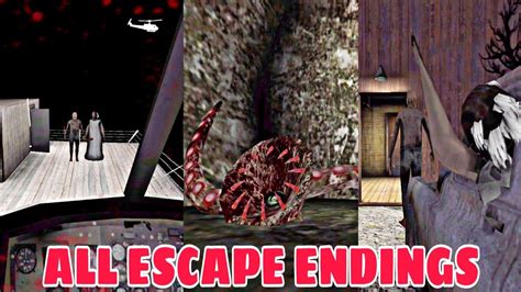 Granny Chapter 2 All Escape Endings YouTube
