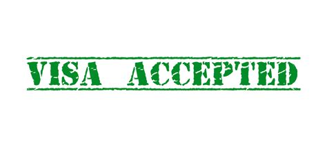 Visa Accepted Green Stamp On Transparent Background 27436717 Png