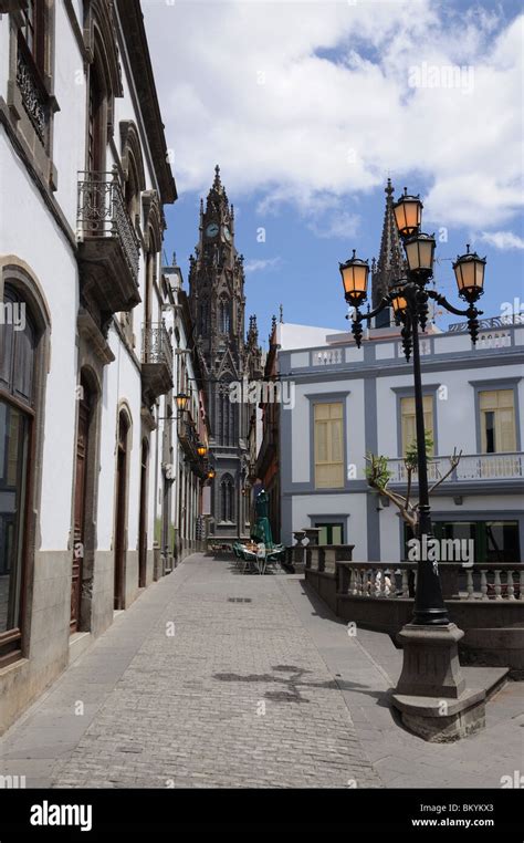 Historic Town Arucas Grand Canary Island Spain Stock Photo Alamy