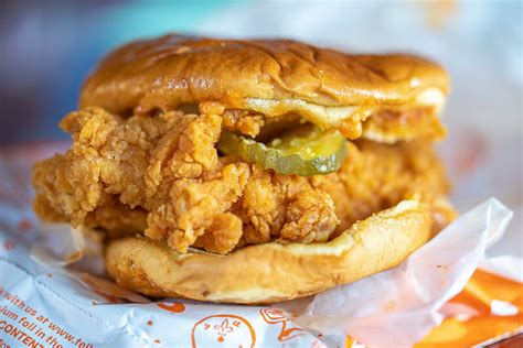 Review Popeyes Chicken Sandwich Fast Food Menu Prices