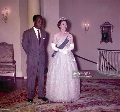 1961 Ghana Hm With President Kwame Nkrumah Her Majesty The Queen Queen Elizabeth Ball Gowns