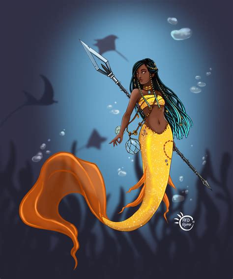 warrior mermaid red roxxx mermaid artwork mermaid drawings black girl magic art