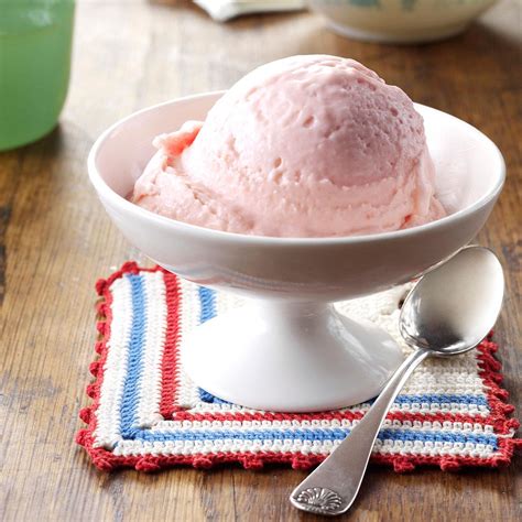 Refreshing Rhubarb Ice Cream Recipe Taste Of Home
