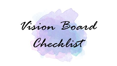 How To Make A Vision Board