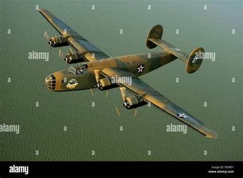Consolidated B 24 Wwii Bomber Airplane Stock Photo Alamy