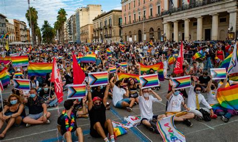 ‘were Living In Fear Lgbt People In Italy Pin Hopes On New Law