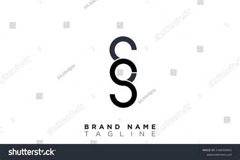 Ss Alphabet Letters Initials Monogram Logo Stock Vector Royalty Free