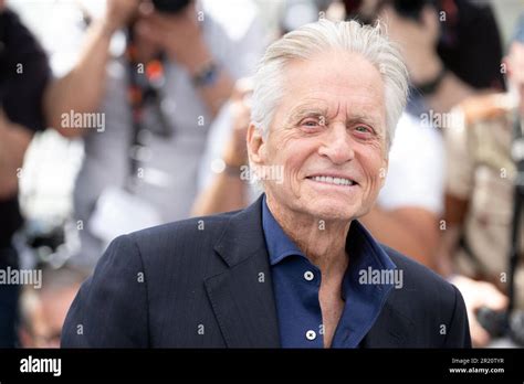 Cannes France 16th May 2023 Us Actor Michael Douglas Attends A