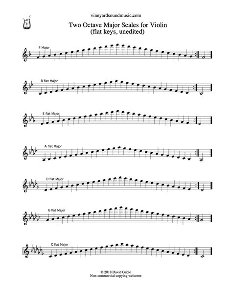 A Major Scale On Violin