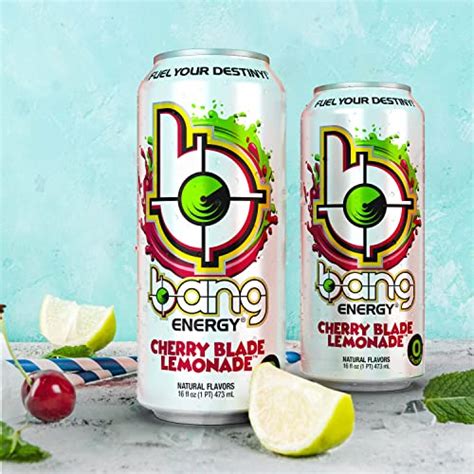 Bang Energy Cherry Blade Lemonade Sugar Free Energy Drink Ounce