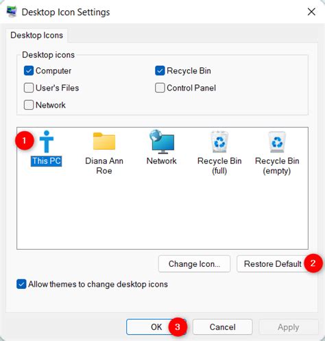 Restore Desktop Icon Layout