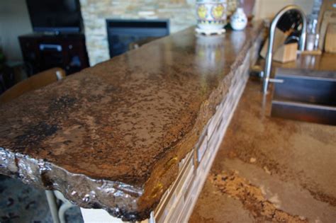 In addition to having a wide range of colors. concrete countertop | Rustic countertops, Kitchen ...