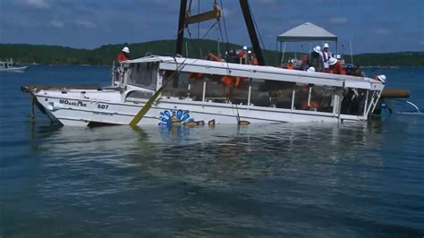 Coast Guard Raises Duck Boat That Sank In Missouri Killing 17