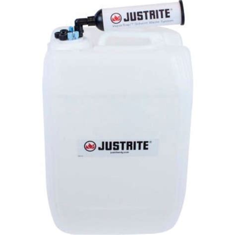 Justrite Justrite Vaportrap Undot Carboy W Filter Kit Hdpe 20 Liter