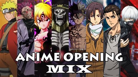 Anime Openings Music Mix Best Anime Op All Time Anime Opening Youtube