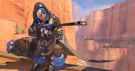 overwatch ana abilities and strategy tips rock paper shotgun