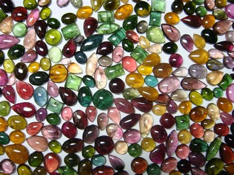 Multi Color Tourmaline Mix Semi Precious Tourmaline Gemstone Buy