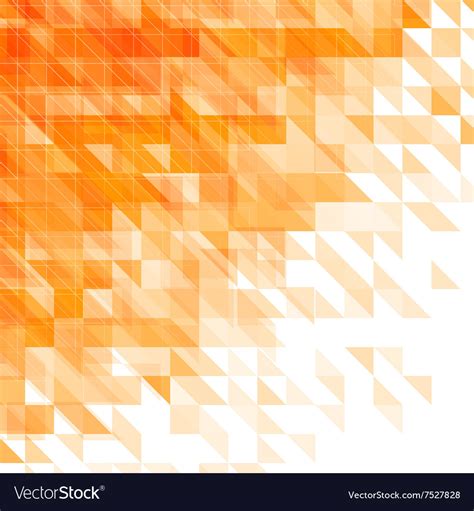 Triangular Geometric Orange Background Royalty Free Vector