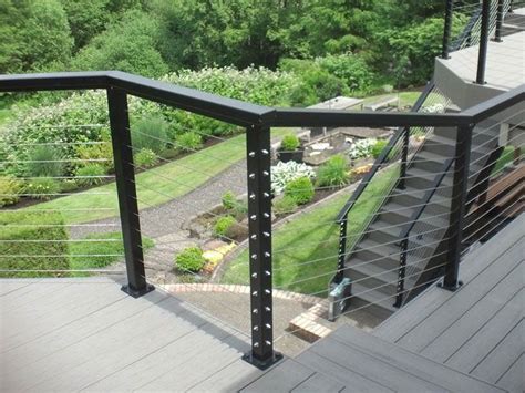 Cable railing uses stainless steel fittings and wire to complete the railing infill. Cable Railing Deck and Infill Systems | Cable Railing ...