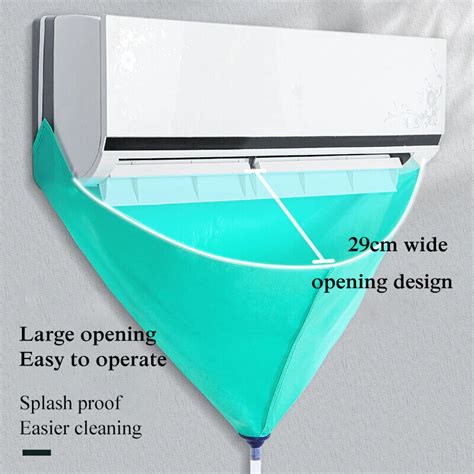 Washing Cover Air Conditioner Cleaning Bag Ac Wall Mounted Waterproof Clean Kit Ebay