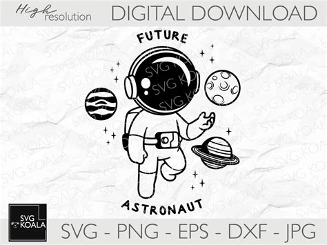 Future Astronaut SVG Space SVG Cute Space Astronaut SVG - Etsy in 2023