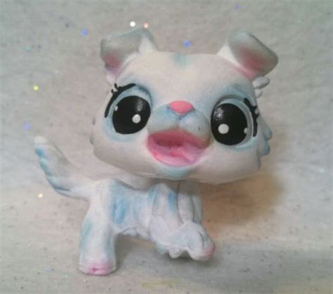 Super Snow Day Ooak Hand Painted Custom Littlest Pet Shop Little