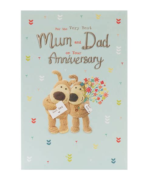 Buy Cute Wedding Anniversary Card For Mum Dad Wedding Day
