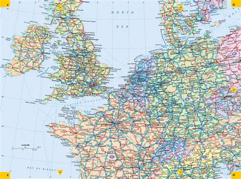 Unbelievable Road Map Of Europe 2023 World Map Colored Continents