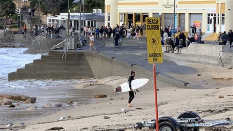 Updated Cronulla Beaches Closed And Barricades Erected On Dangerous