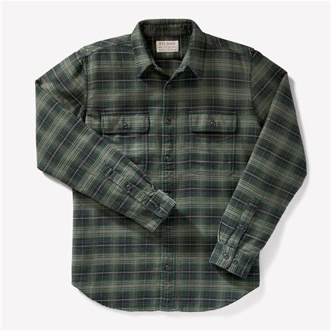 Filson Vintage Flannel Work Shirt Greenblack Bespoke Post