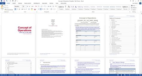 Now, after reading an explanation of the mind map, how will you come up with your conceptual framework? Concept of Operations Template (MS Word) - Templates ...
