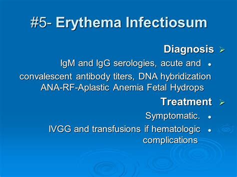 Treatment For Erythema Infectiosum Medizzy