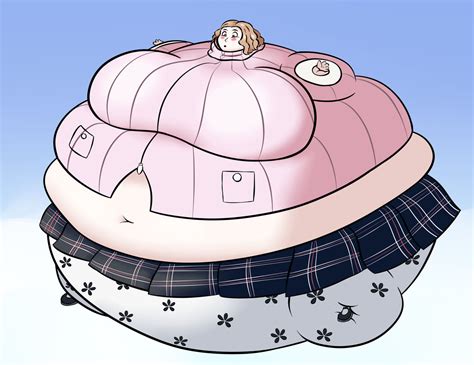 Comm Haru Okumura Inflation By Puffy Poof On Deviantart