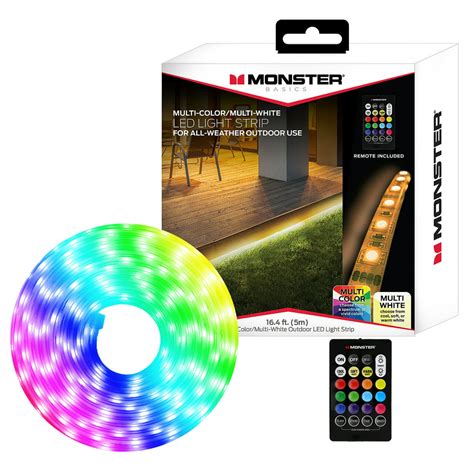 Monster Led Light Strip With Remote All Weather Outdoor Use Multi