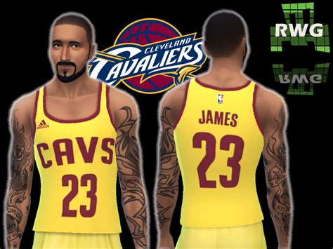 The Sims Resource Lebron James Cavs 02 Gold