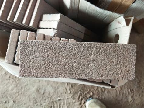 Polished Non Polished Clay Brick Cladding For Buildings Size 9 X 3