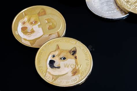Dogecoin Cryptocurrency Coins Editorial Image Image Of Price Coin