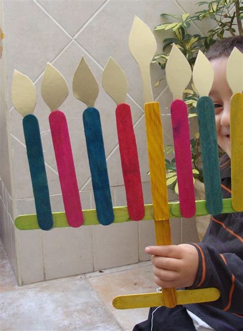 Make Cute Chanukah Decorations From Popsicle Sticks Hanukkah Art