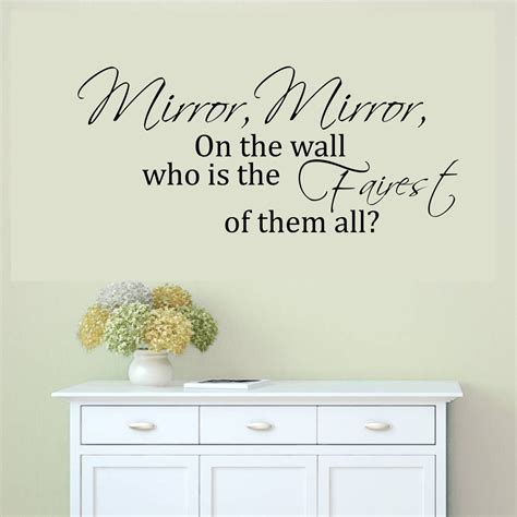 Mirror Mirror On The Wall Who Is The Fairest Of Them All Vinyl Etsy Uk