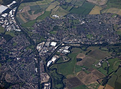 Swinton From The Air © Thomas Nugent Geograph Britain And Ireland