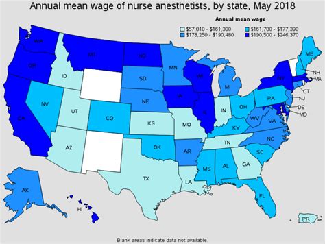 Nurse Anesthetist Salary By State 2021 Updated Guide Nightingale C86