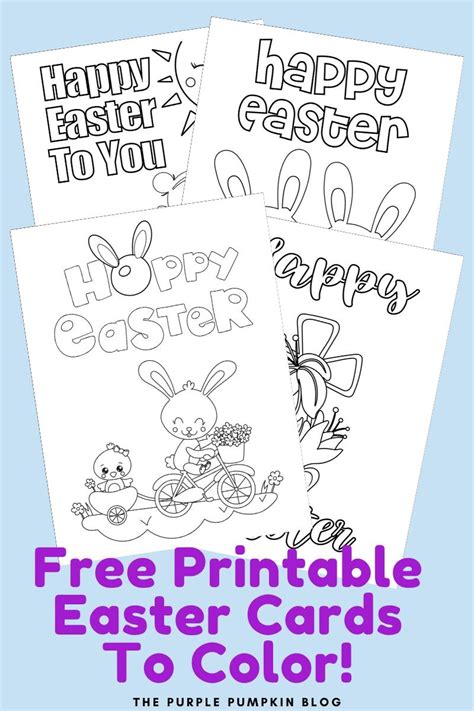 Coloring Pages Free Printable Easter Cards