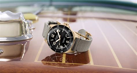 New High End Dive Watches From Glashütte Original Seaq Panorama Date Gold