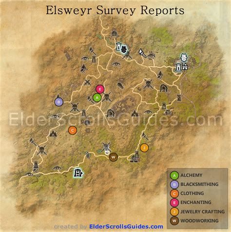 Elsweyr Survey Report Maps Elder Scrolls Online Guides
